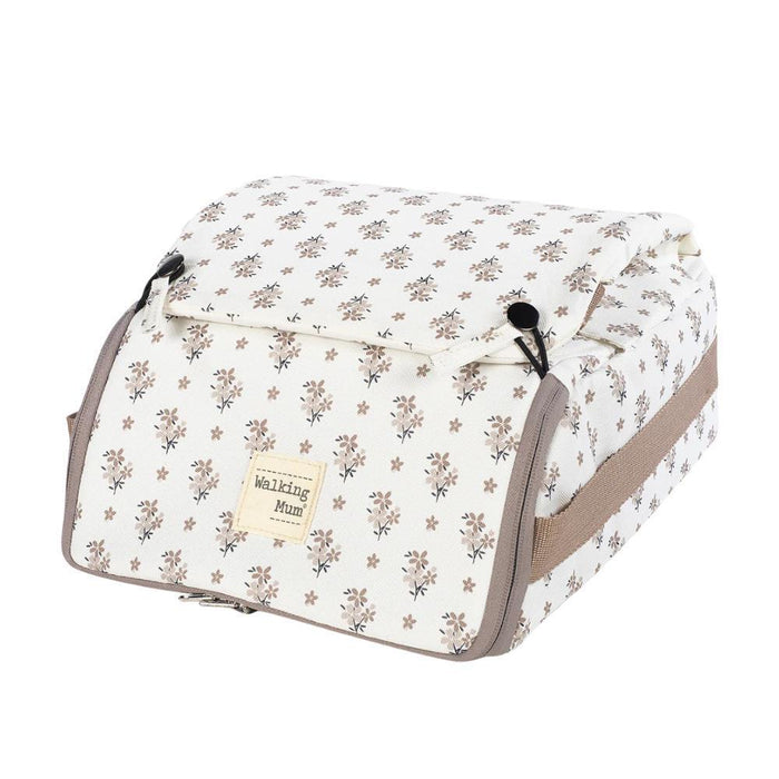 Cadeira da Papa Portátil Walking Mum Botton Flowers