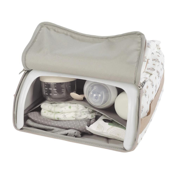 Cadeira da Papa Portátil Walking Mum Botton Flowers