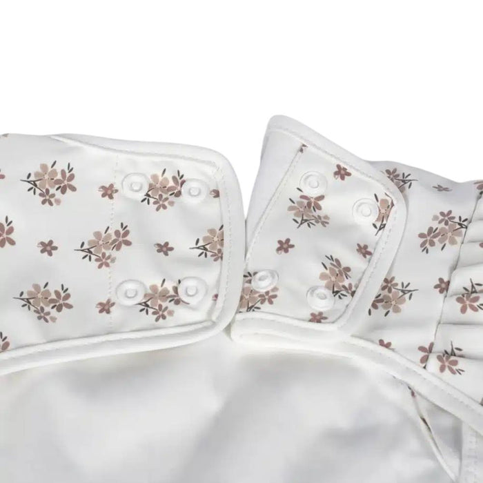 Babete com Mangas Walking Mum  Botton Flowers