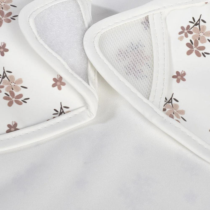 Babete com Mangas Curtas Walking Mum Botton Flowers