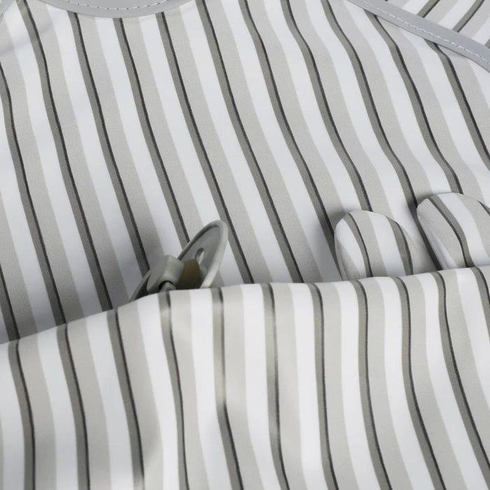 Babete com Mangas Curtas Walking Mum Botton Strips