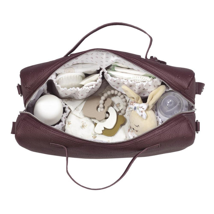 Saco com Muda Fraldas Pasito a Pasito London Cherry