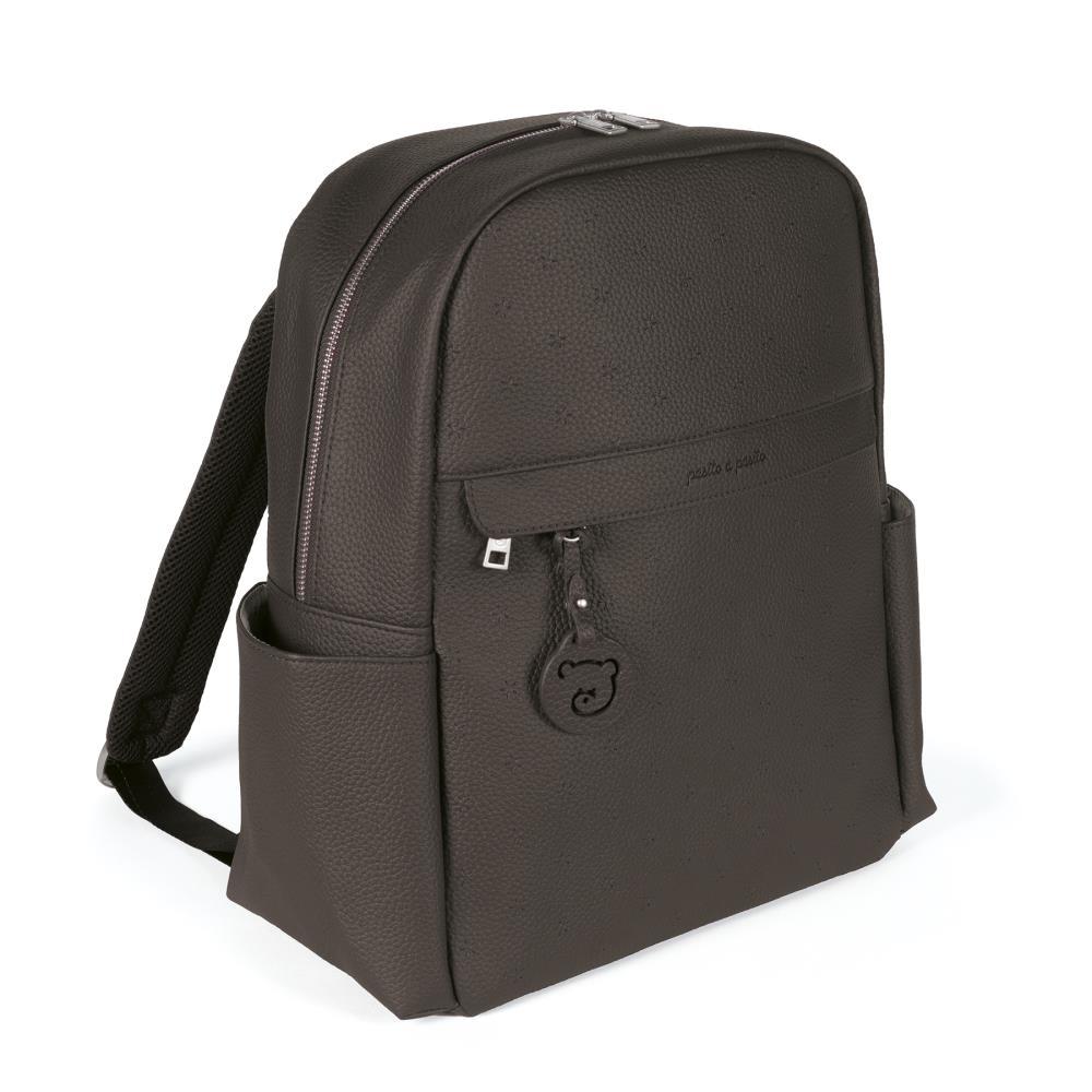 Mochila con bolsillos Pasito a Pasito London Brown