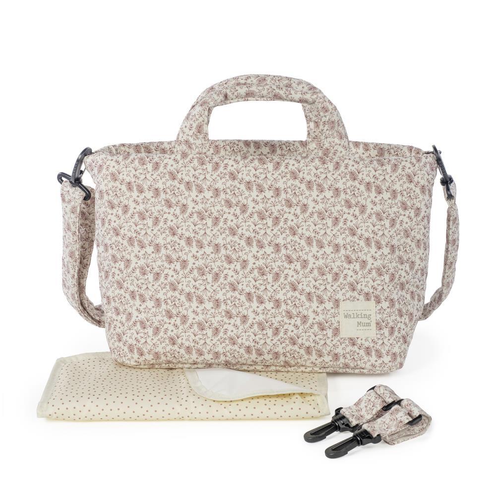 Saco com Muda Fraldas Walking Mum Gala Cerise