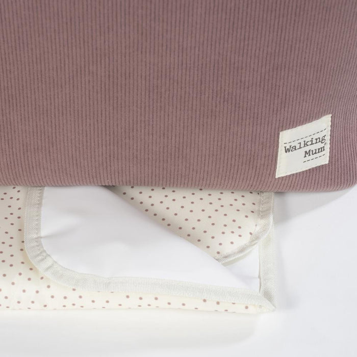 Saco com Muda Fraldas Walking Mum Gala Corduroy Cerise