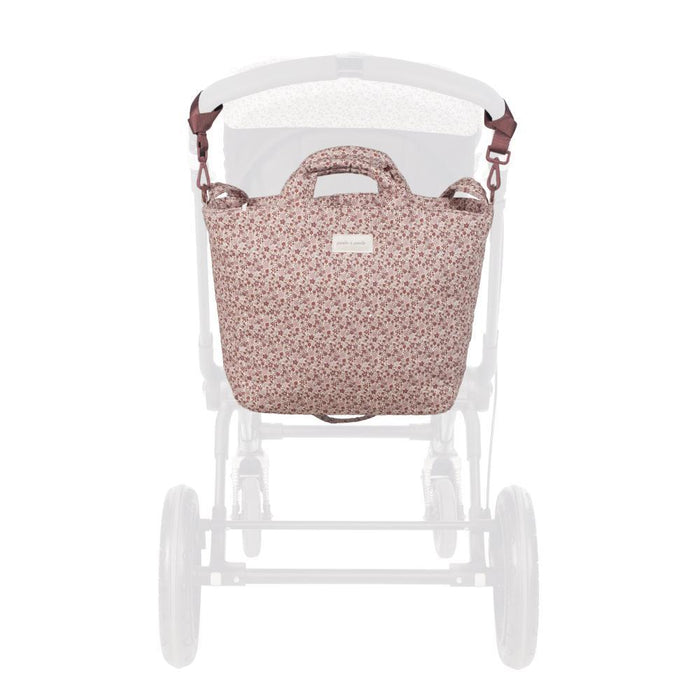 Saco com Muda Fraldas Pasito a Pasito Cherry Flowers