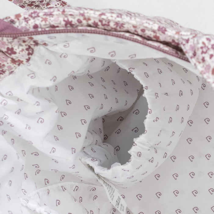 Saco com Muda Fraldas Pasito a Pasito Cherry Flowers