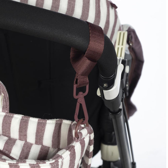 Saco com Muda Fraldas Pasito a Pasito Cherry Strips