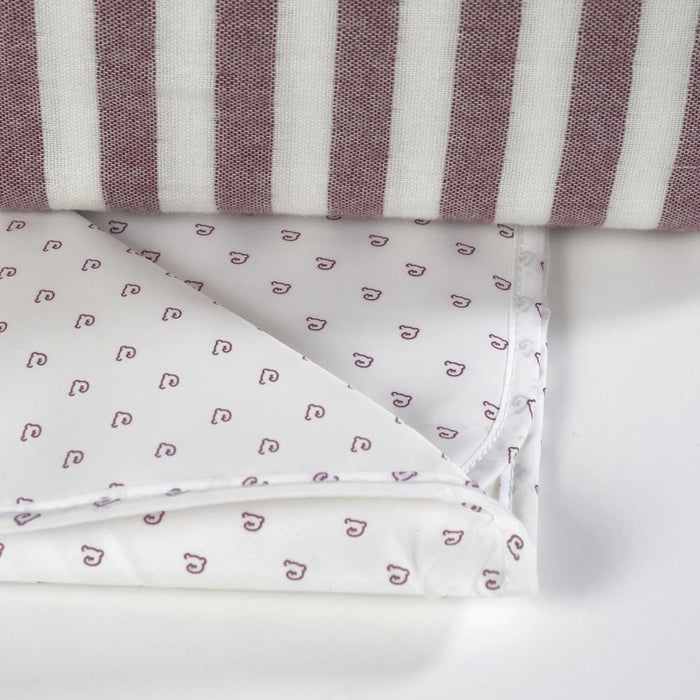 Saco com Muda Fraldas Pasito a Pasito Cherry Strips