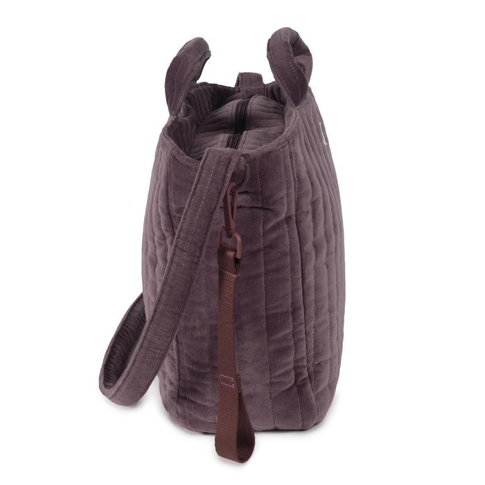 Saco com Muda Fraldas Pasito a Pasito Cherry Velvet