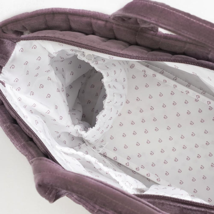 Saco com Muda Fraldas Pasito a Pasito Cherry Velvet