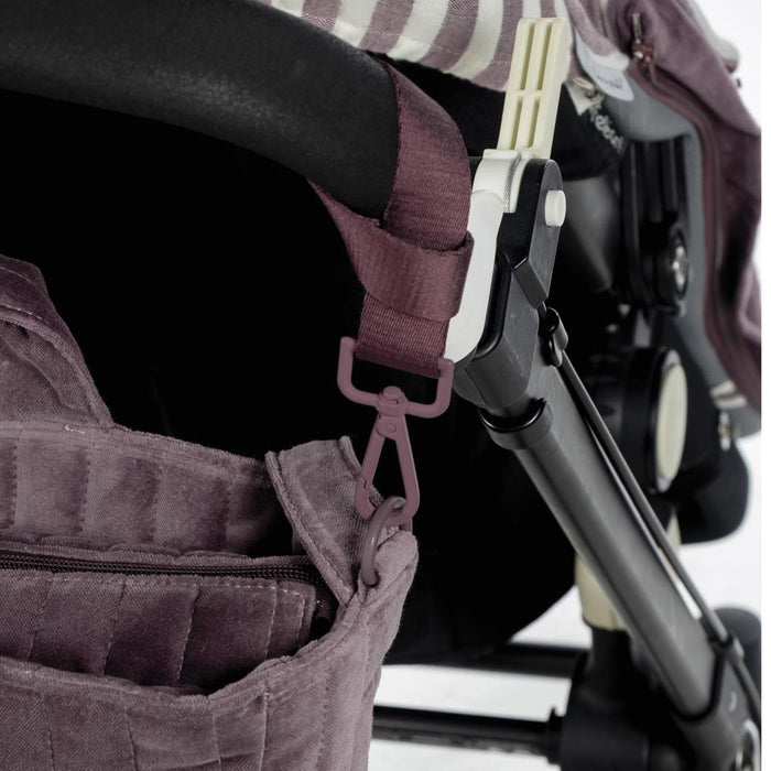 Saco com Muda Fraldas Pasito a Pasito Cherry Velvet