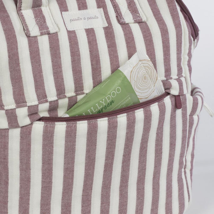 Mochila Pasito a Pasito Cherry Strips