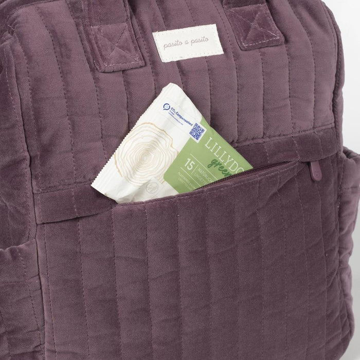 Mochila Pasito a Pasito Cherry Velvet