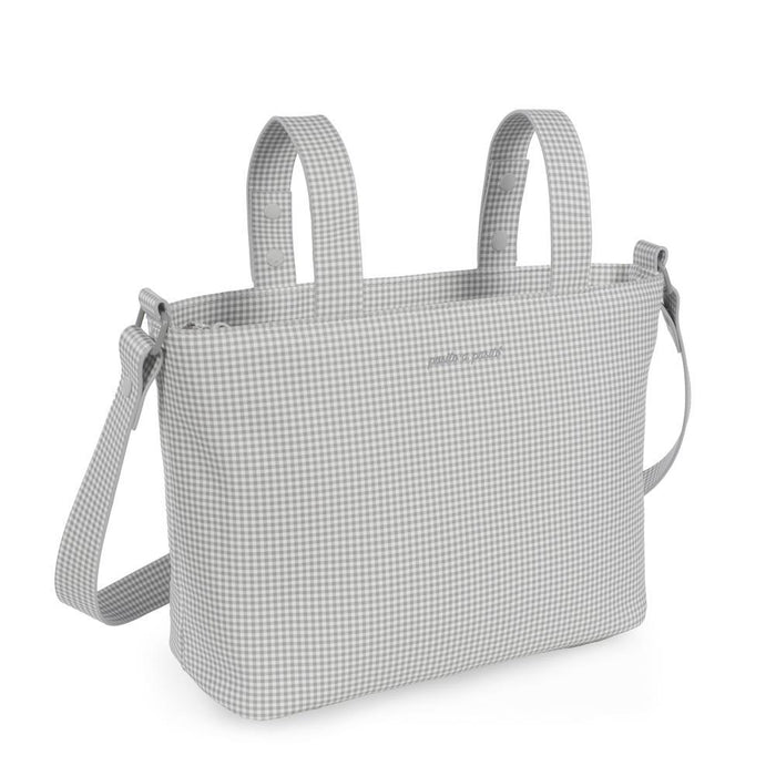 Mala Tiracolo Pasito a Pasito Little Bloom Vichy Grey
