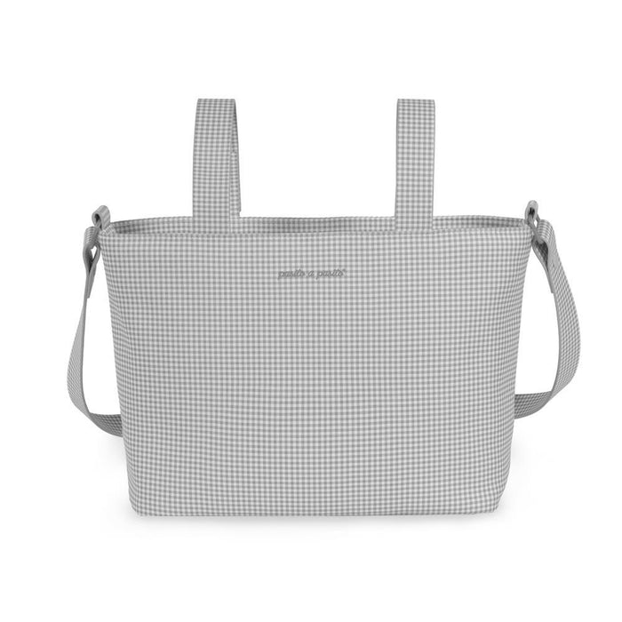 Mala Tiracolo Pasito a Pasito Little Bloom Vichy Grey