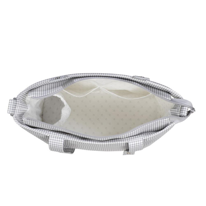 Mala Tiracolo Pasito a Pasito Little Bloom Vichy Grey