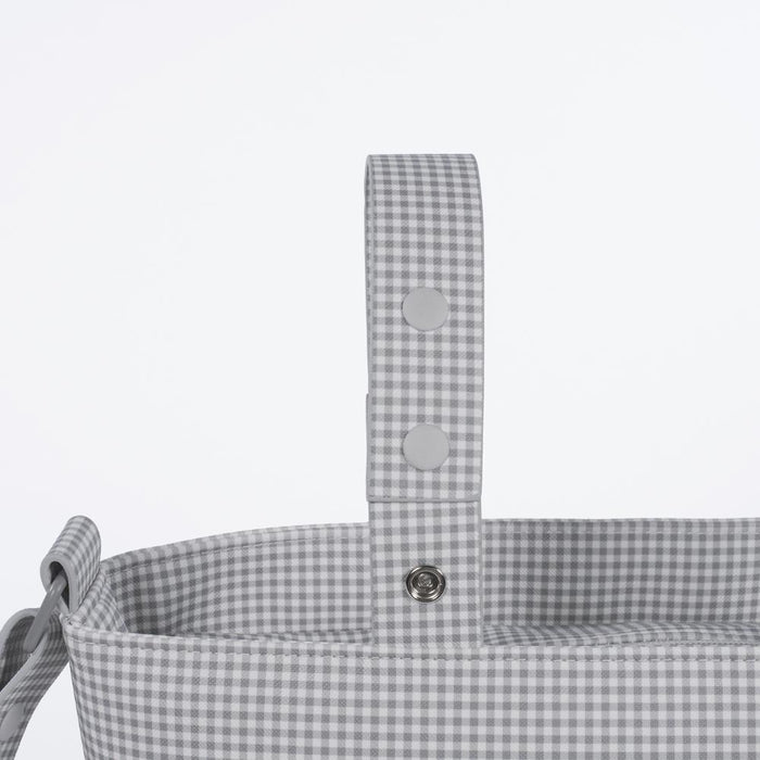 Mala Tiracolo Pasito a Pasito Little Bloom Vichy Grey