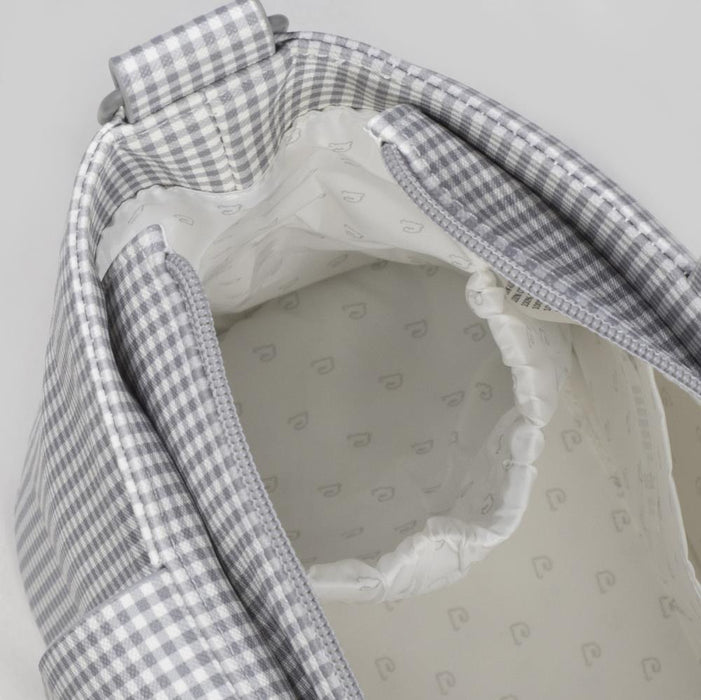 Mala Tiracolo Pasito a Pasito Little Bloom Vichy Grey