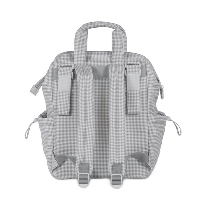 Mochila Pasito a Pasito Little Bloom Vichy Grey