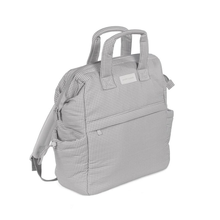 Mochila Pasito a Pasito Little Bloom Vichy Grey