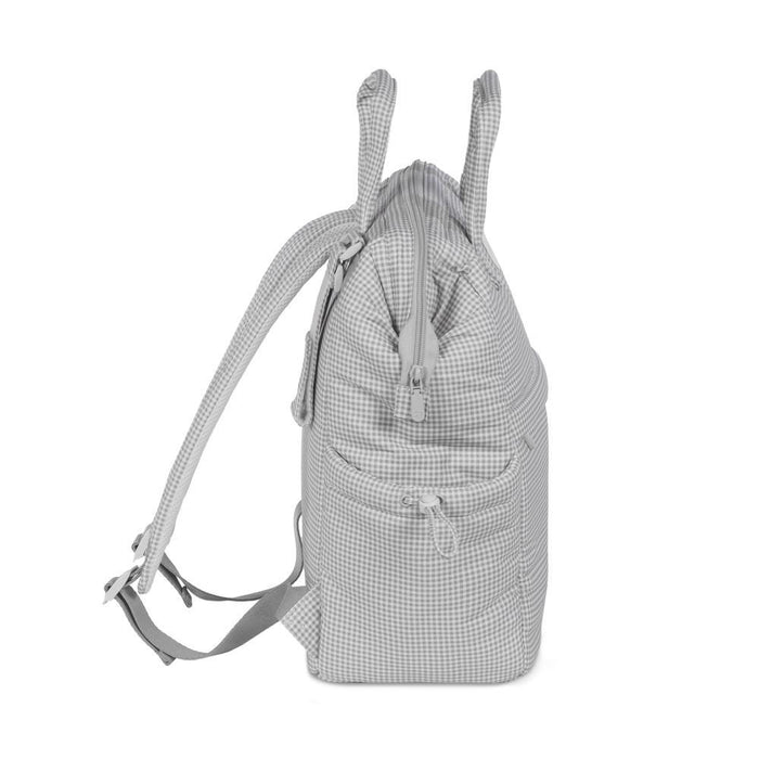Mochila Pasito a Pasito Little Bloom Vichy Grey