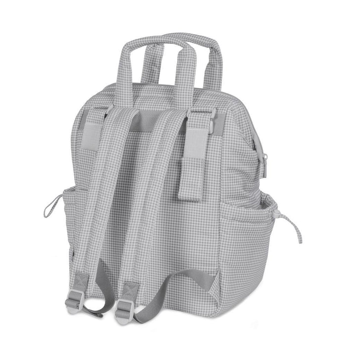 Mochila Pasito a Pasito Little Bloom Vichy Grey