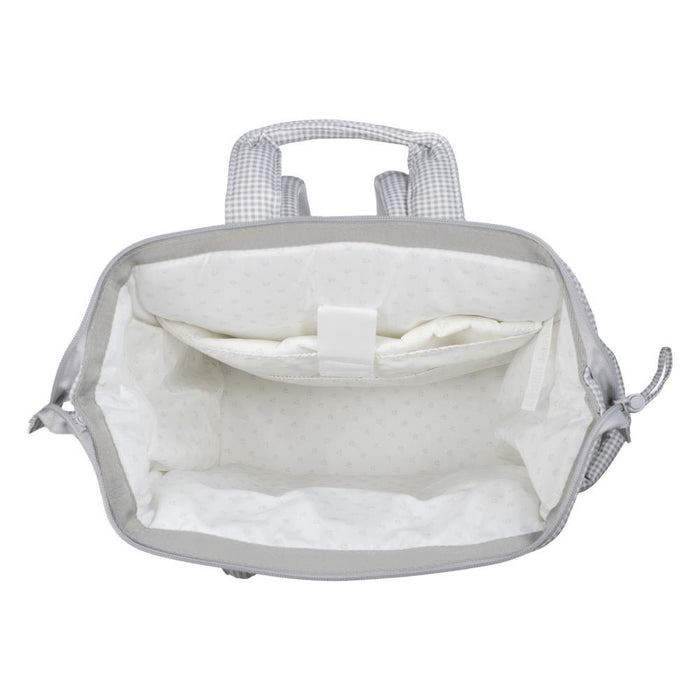 Mochila Pasito a Pasito Little Bloom Vichy Grey