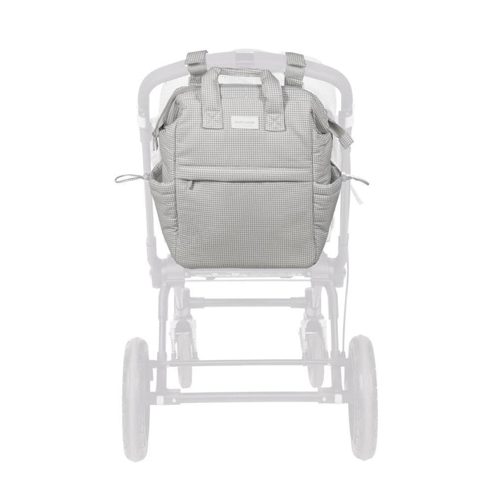 Mochila Pasito a Pasito Little Bloom Vichy Grey