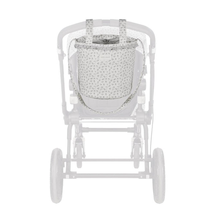 Mala Organizadora Bucket Pasito a Pasito Little Bloom Flowers Grey