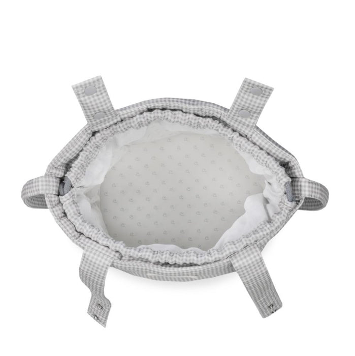 Mala Organizadora Bucket Pasito a Pasito Little Vichy Grey