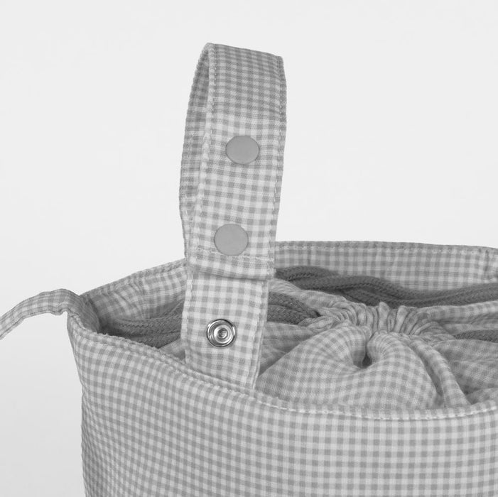 Mala Organizadora Bucket Pasito a Pasito Little Vichy Grey