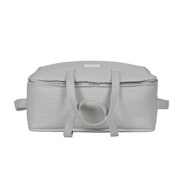 Mala de Maternidade Pasito a Pasito Little Bloom Vichy Grey