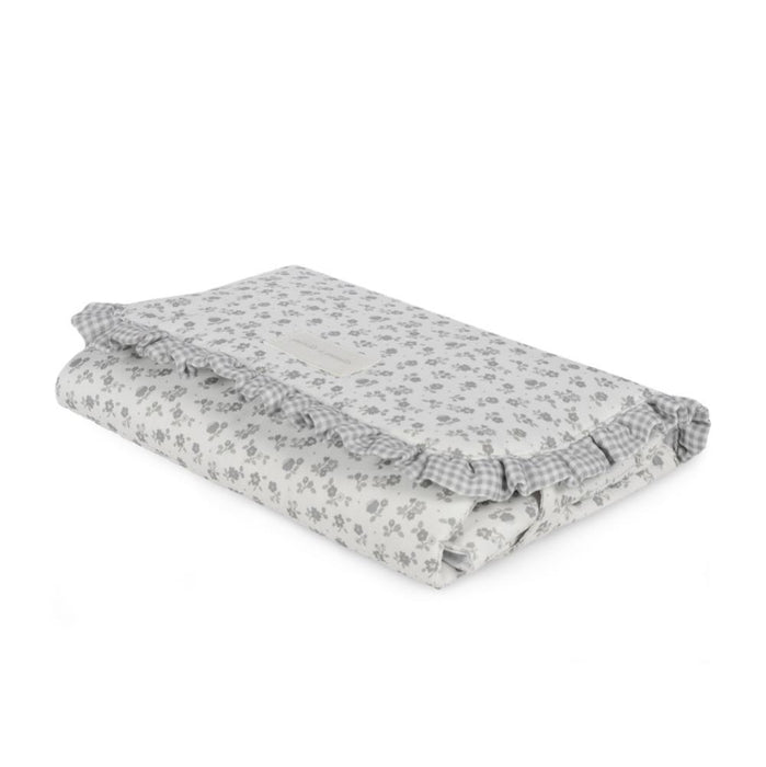 Muda Fraldas Pasito a Pasito Little Bloom Flowers Grey