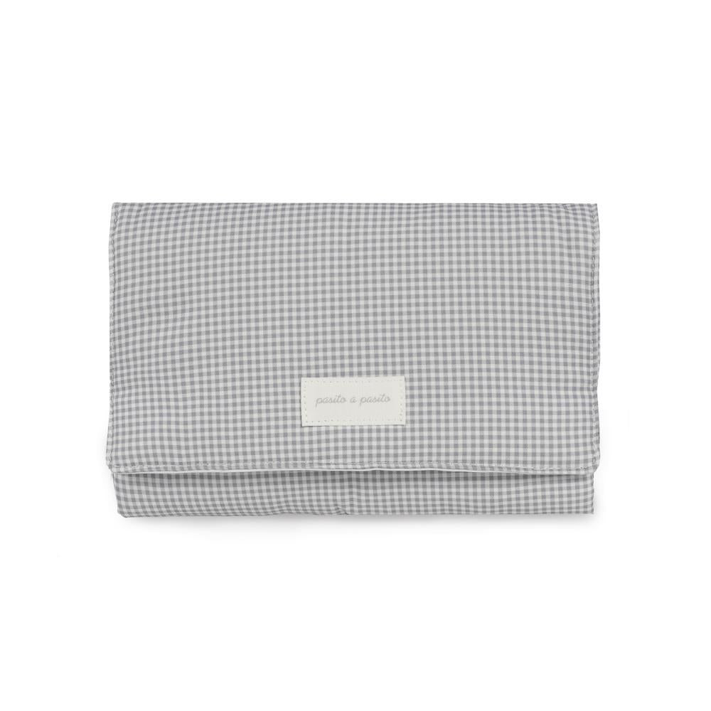 Muda Fraldas Pasito a Pasito Little Bloom Vichy Grey
