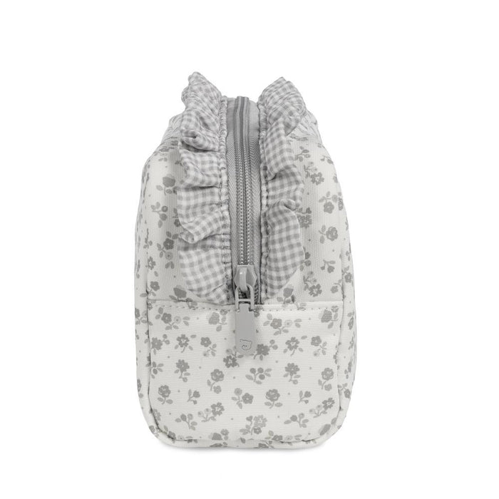 Necessaire Pasito a Pasito Little Bloom Flowers Grey