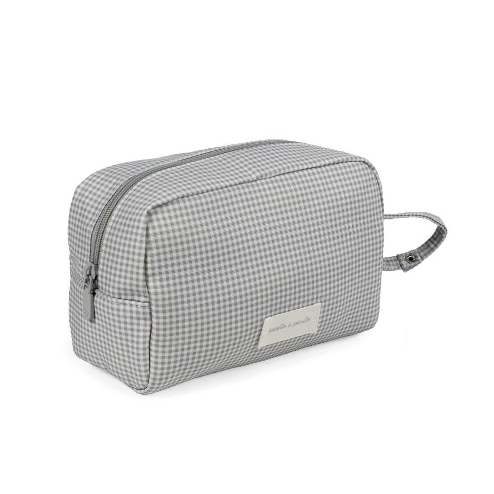 Necessaire Pasito a Pasito Little Bloom Vichy Grey