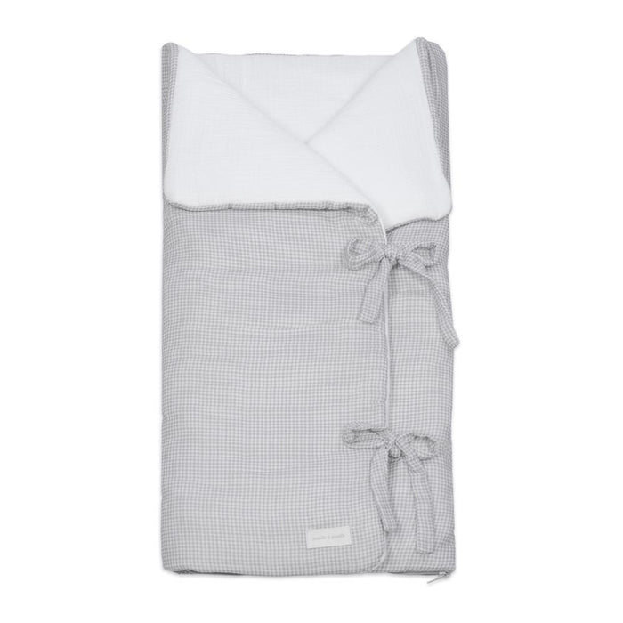Manta Baby Nest Pasito a Pasito Little Bloom Vichy Grey