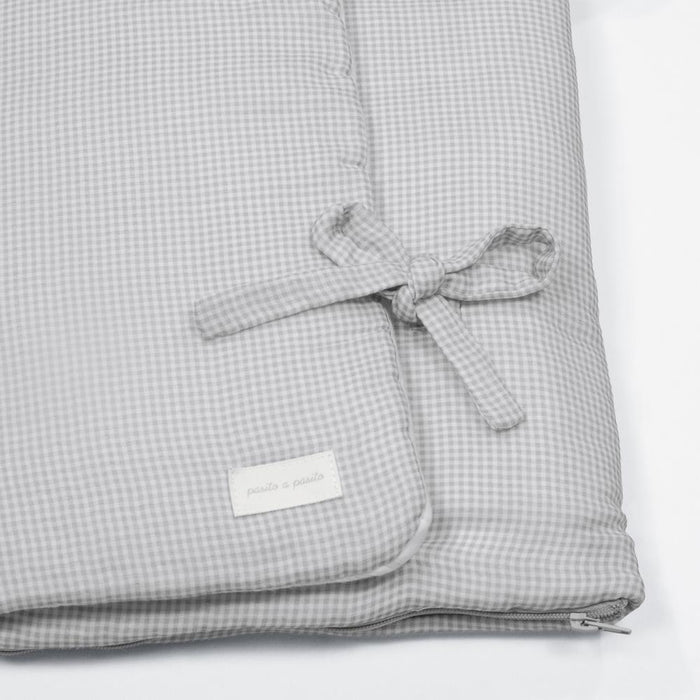 Manta Baby Nest Pasito a Pasito Little Bloom Vichy Grey