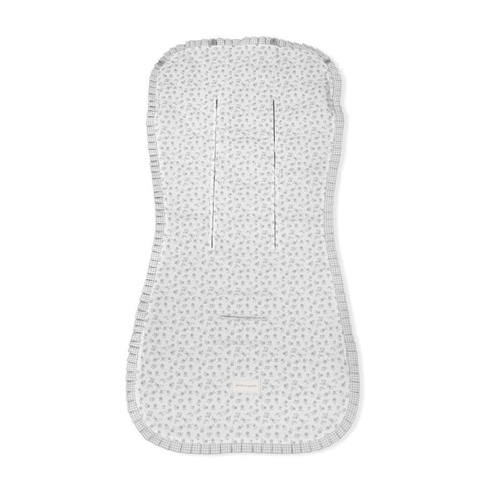 Colchonete Pasito a Pasito Little Bloom Flowers Grey