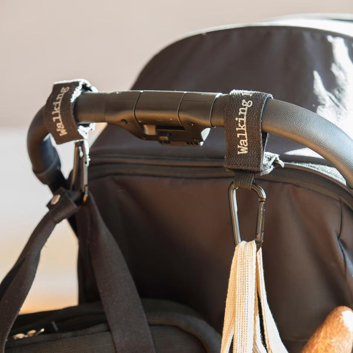 2 Ganchos para Carrinho Walking Mum Eco Mum Black