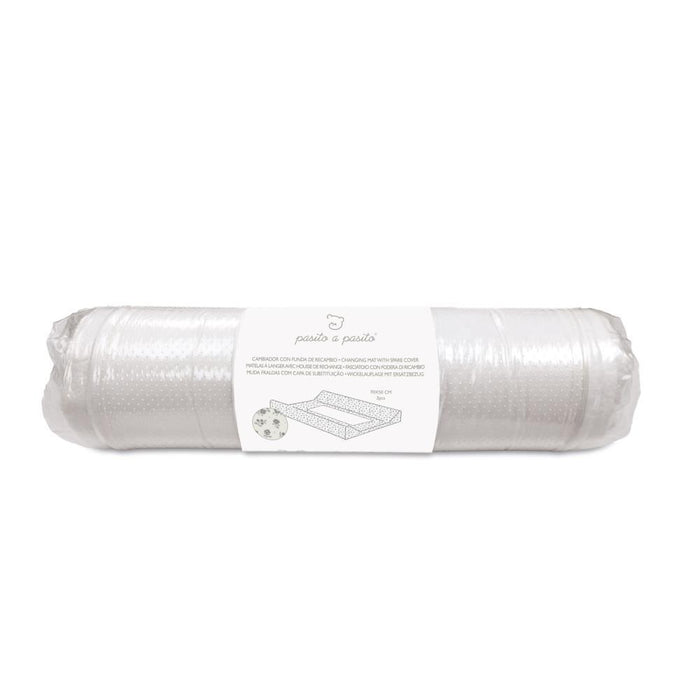 Muda Fraldas em Espuma com Forra Pasito a Pasito Little Bloom Flower Grey