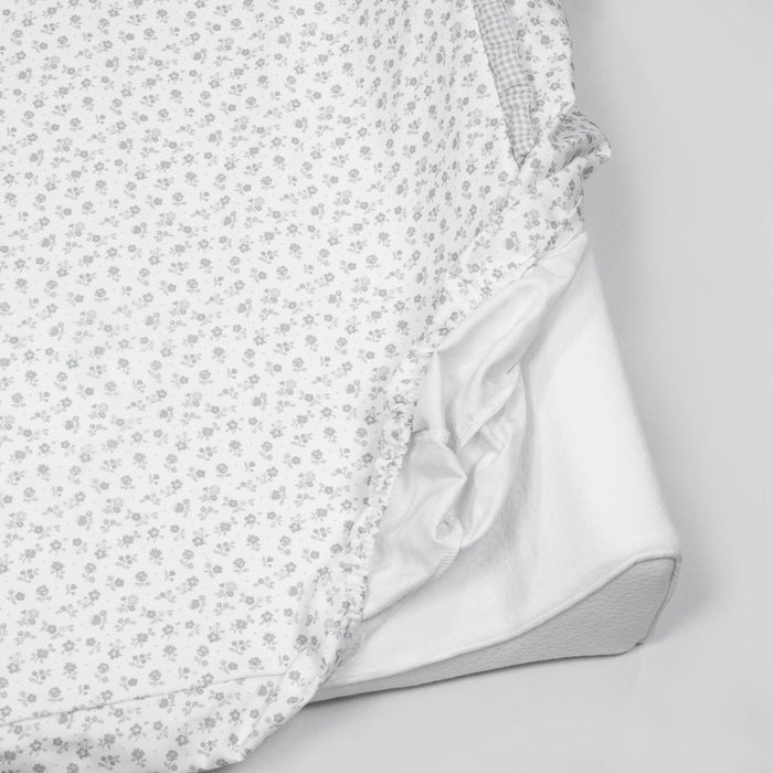 Muda Fraldas em Espuma com Forra Pasito a Pasito Little Bloom Flower Grey