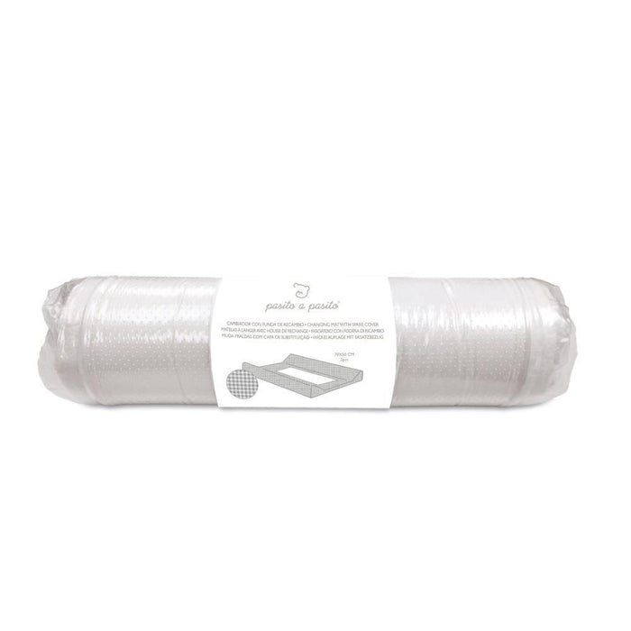 Muda Fraldas em Espuma com Forra Little Bloom Vichy Grey