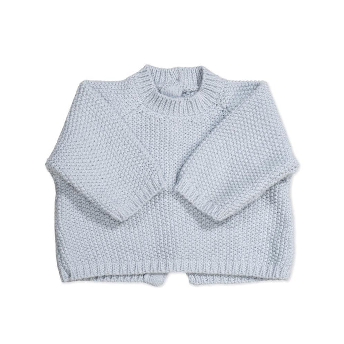 Conjunto 3 Peças para Recém Nascido em Tricot Pasito a Pasito Blue 0-1m