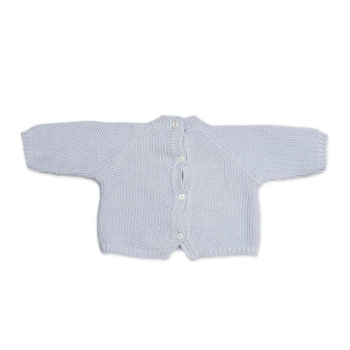 Conjunto 3 Peças para Recém Nascido em Tricot Pasito a Pasito Blue 0-1m