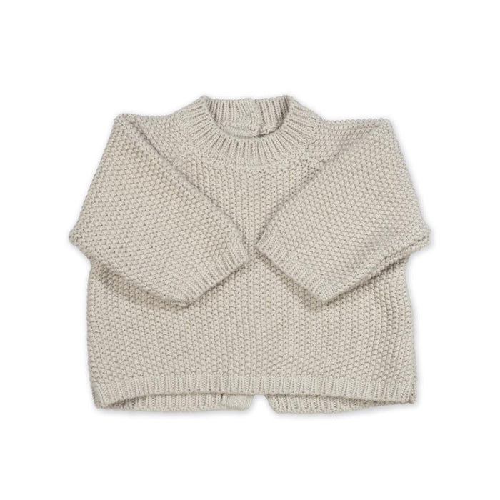 Conjunto 3 Peças para Recém Nascido em Tricot Pasito a Pasito Beige 0-1m