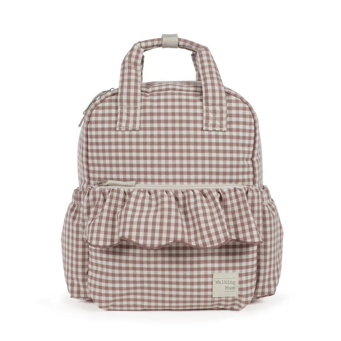 Mochila Walking Mum Praliné Vichy Moka