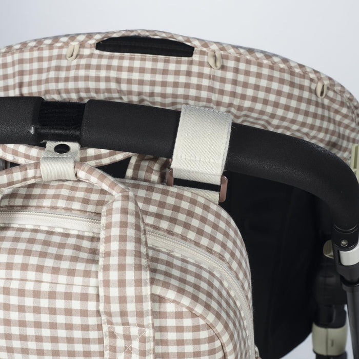 Mochila Walking Mum Praliné Vichy Moka