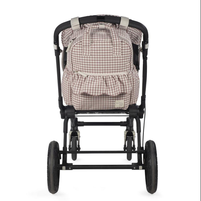 Mochila Walking Mum Praliné Vichy Moka